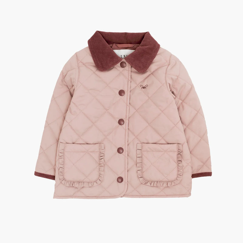 Livly Leah Quilted jakke - light mauve
