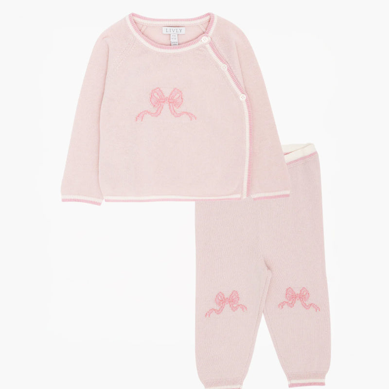 Livly Bow envelop sæt - pink
