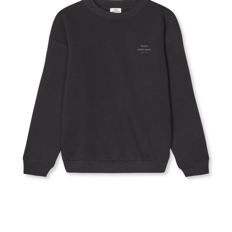Mads Nørgaard Sonar sweatshirt - jet black