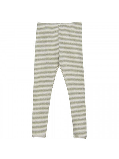 Serendipity Stripe Leggings - Sage/Ecru