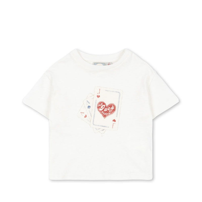 RHW X KS Jack tshirt - antique white