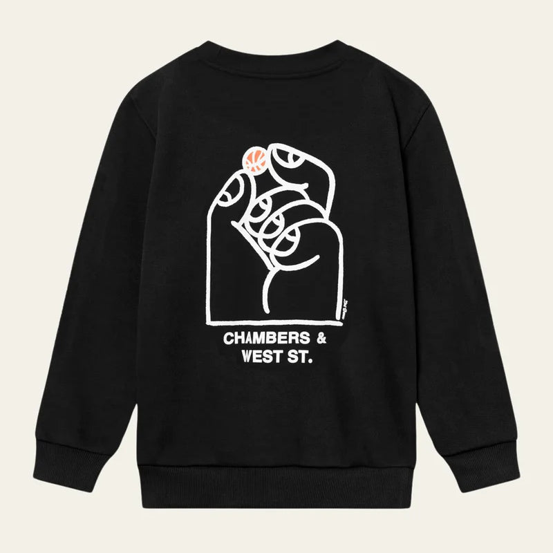 Les deux washington sweatshirt - black/ light ivory