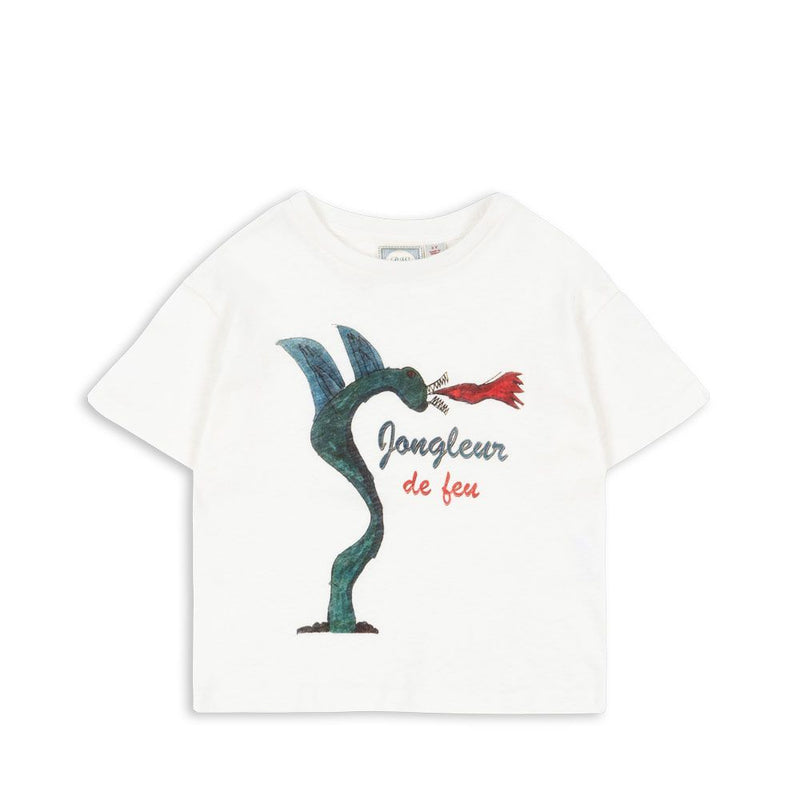 RHW X KS Jongleur tshirt - antique white