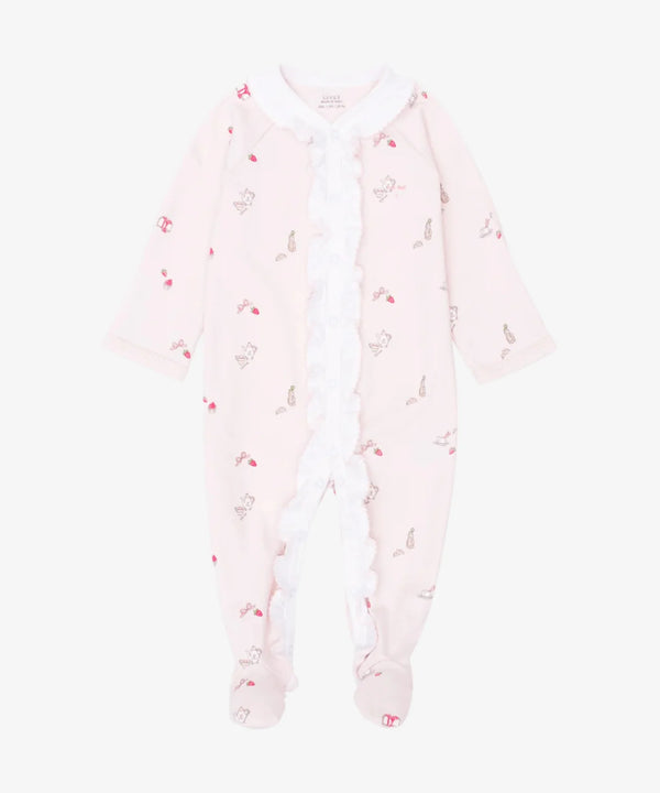 Livly Café Sara Sparkedragt m/Fødder - Lyserød