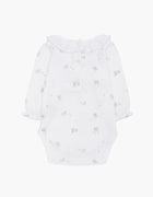 Livly Roser og sløjfe Body - white