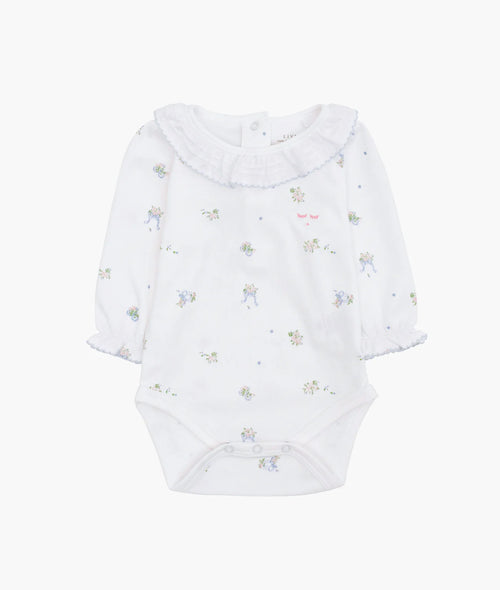 Livly Roser og sløjfe Body - white