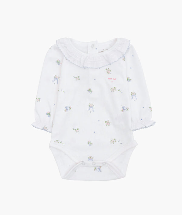 Livly Roser og sløjfe Body - white