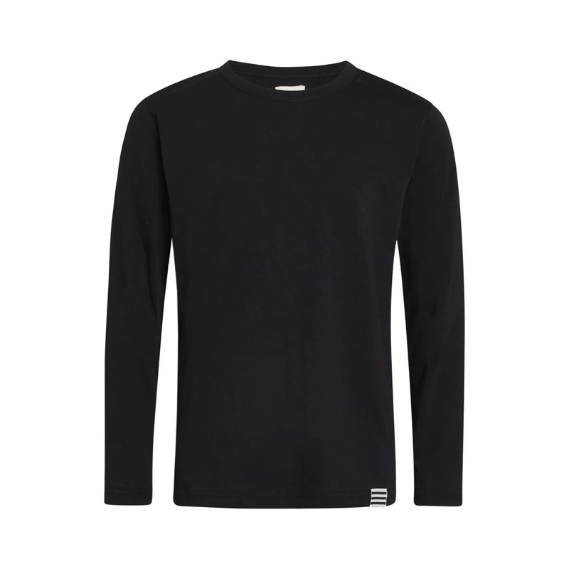 Mads Nørgaard Organic Thorlino L/S Tee FAV - Black