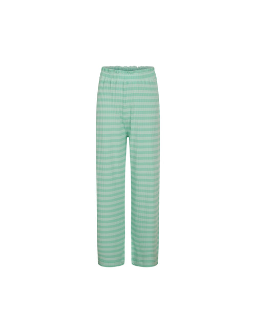 Mads Nørgaard 5x5 stripe papina pants - stripe/Cabbage