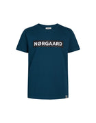 Mads Nørgaard Printed Tee Thorlino Tee - Gibraltar Sea