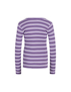 Mads Nørgaard Talino Top Stripe/Paisley Purple