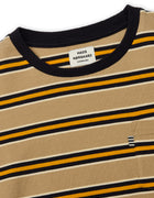 Mads Nørgaard Summer stripe Trolino Tee - Kelp