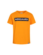 Mads Nørgaard Printed Tee Thorlino Tee - Bright Marigod