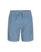 Mads Nørgaard Organic Cord Soccino Shorts - Faded Demin