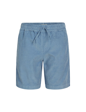 Mads Nørgaard Organic Cord Soccino Shorts - Faded Demin