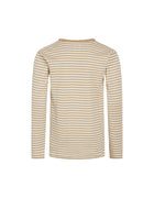 Mads Nørgaard Duo Rib Tobino Tee LS - Kelp/Vanilla Ice