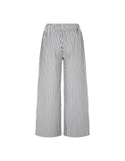 Mads Nørgaard Popla pipa pants - Castlerock/Optical white