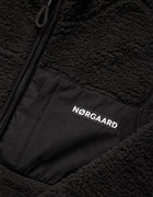 Mads Nørgaard teddy fleece jakke - jet black