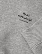 Mads nørgaard hudini sweatshirt - grey melange