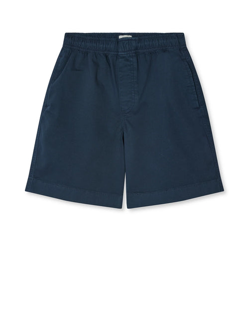 Mads Nørgaard light twill seano shorts - parisian night