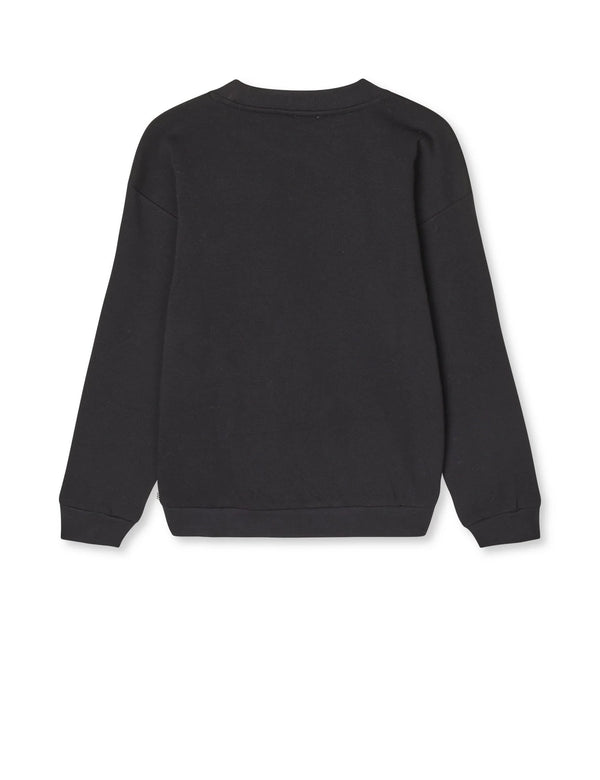 Mads Nørgaard Sonar sweatshirt - jet black