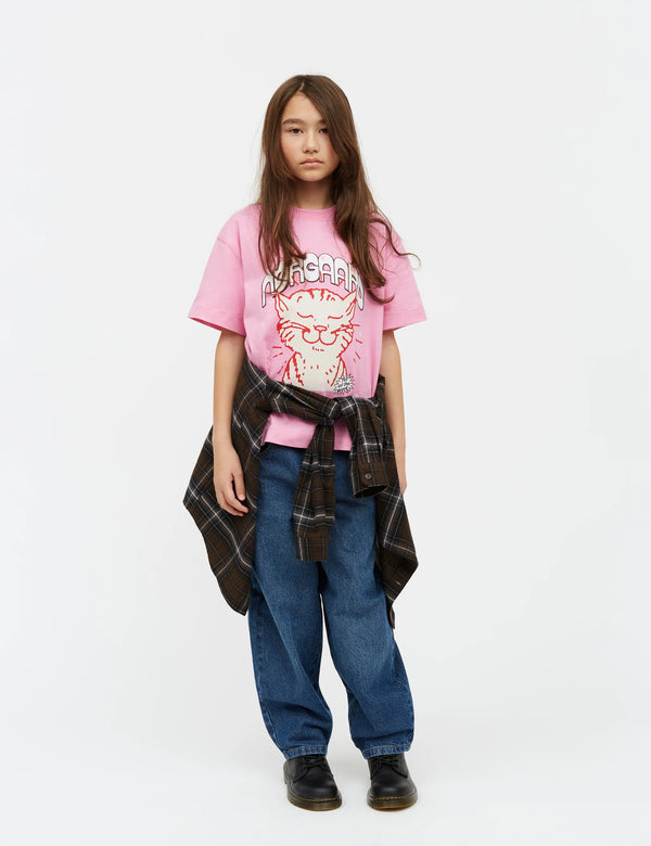 Mads Nørgaard Dry Tshirt - fuchsia pink