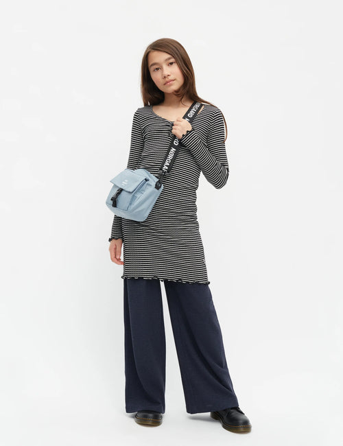 Mads Nørgaard Tikina kjole - black/vanilla ice