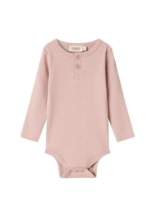 Marmar Body LS, Bodystocking - Faded Rose