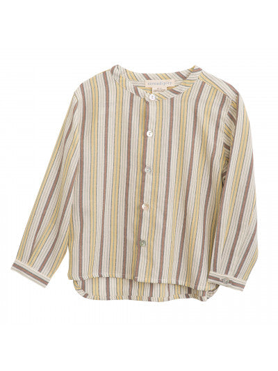 Serendipity Shirt - Misty stripes-light woven