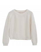 Serendipity Patent Sweater- Creme-organic cotton knit