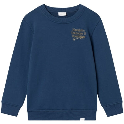 Les Deux Harajuku Sweatshirt - Midnight Blue/Mustard Yellow