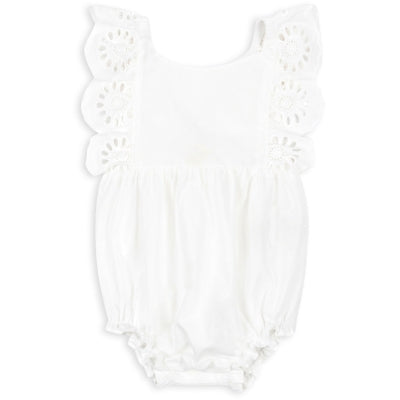 Konges sløjd posey romper - Optic white