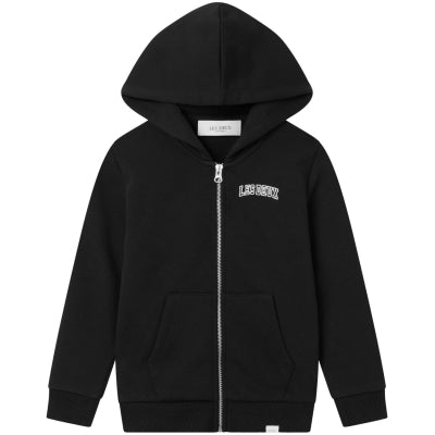 Les Deux Blake Zipper Hoodie - Black/Ivory