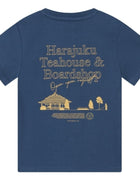 Les Deux Harajuku T-shirt - Midnight Blue/Mustard Yellow