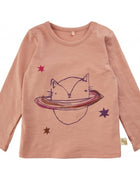 Soft Gallery SGBella Spacecat Baby L/Æ Bluse - DUSTY CORAL