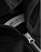 Les Deux Blake Zipper Hoodie - Black/Ivory