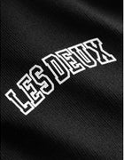 Les Deux Blake Zipper Hoodie - Black/Ivory