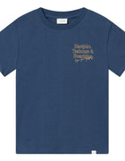 Les Deux Harajuku T-shirt - Midnight Blue/Mustard Yellow