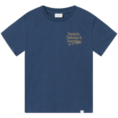 Les Deux Harajuku T-shirt - Midnight Blue/Mustard Yellow