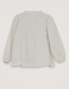 Serendipity puff bluse - oyster