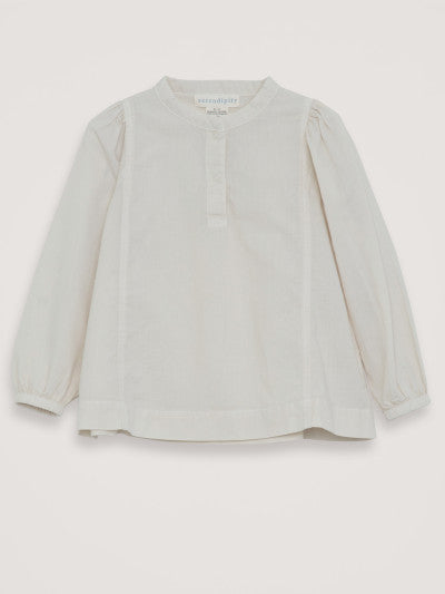 Serendipity puff bluse - oyster