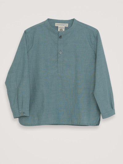 Serendipity peasant shirt - teal