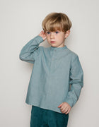 Serendipity peasant shirt - teal