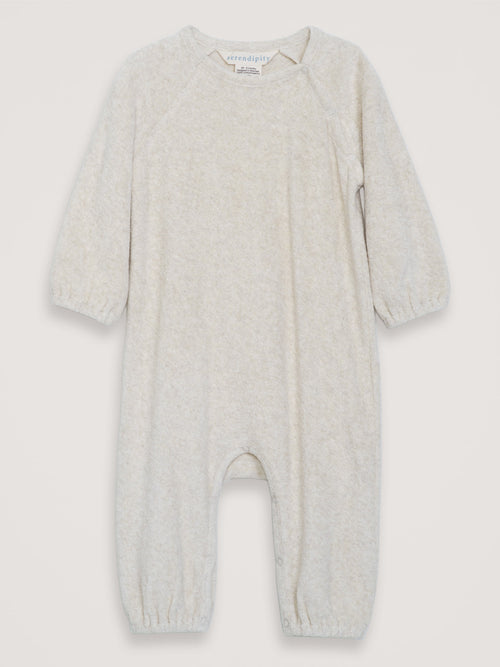 Serendipity baby terry suit - shell