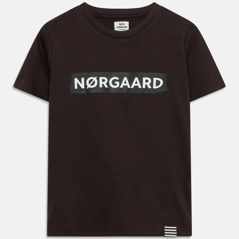 Mads Nørgaard Thorlino tee - Black Coffee