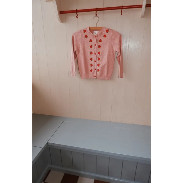 Flöss Aya cardigan - warm pink