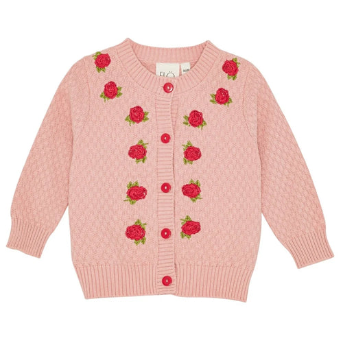 Flöss Aya cardigan - warm pink