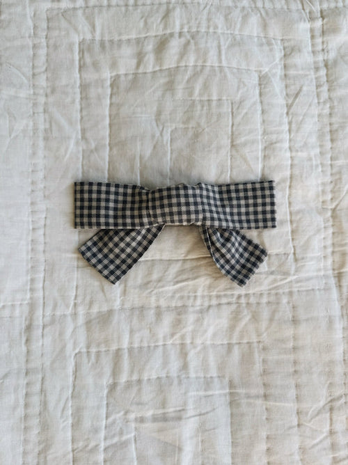 Lalaby Big hair bow forest check