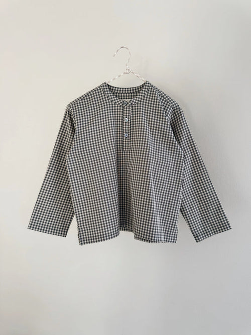 Lalaby Carlo shirt forest check (kids)