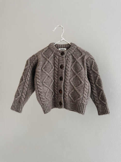 Lalaby Coby cardigan millet (baby)